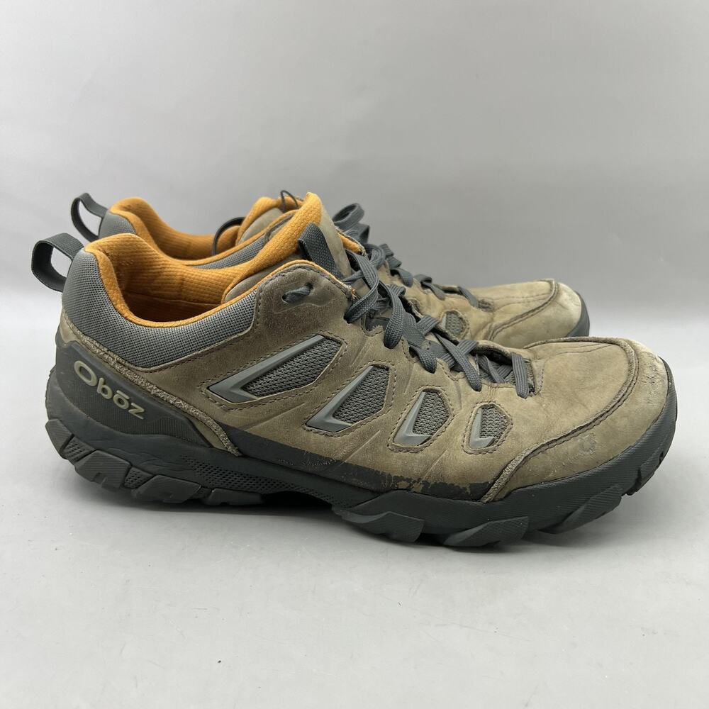 Oboz Sawtooth Low Cordura Hiking Shoes Men's 11.5 Brown Trail Comfort Sneakers